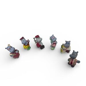 KINDER SURPRISE SET Happy Hippos (6) Company Vintage 1994